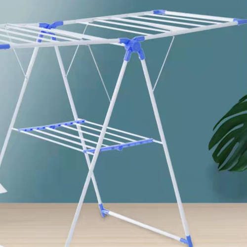 Floor-standing folding drying rack Indoor baby clothes drying rack Indoor baby clothes drying rack O