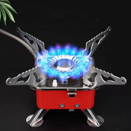 Outdoor mini small square stove gas stove portable cassette stove camping stove picnic cooker