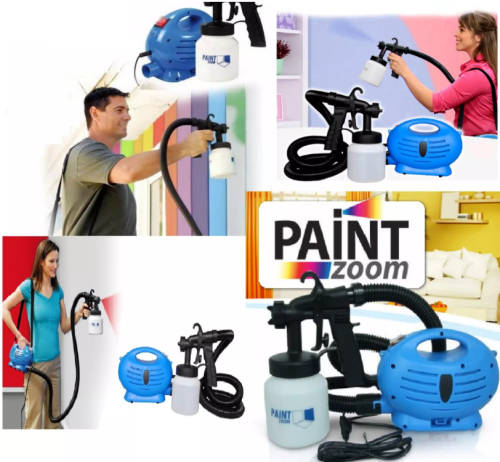 Paint Zoom Spray Gun Portable Painting Machine Home Tool Airless Sprayer