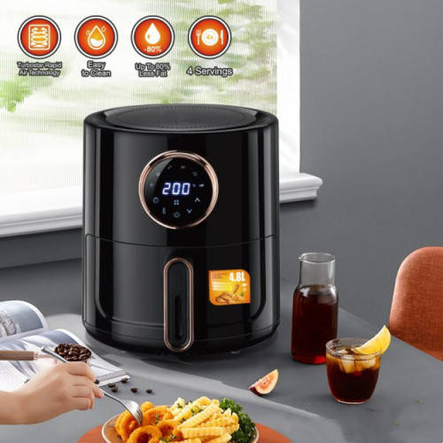 Airfryer Multi-oven Household Electric Air Fryer with Timer Touch 4.8L