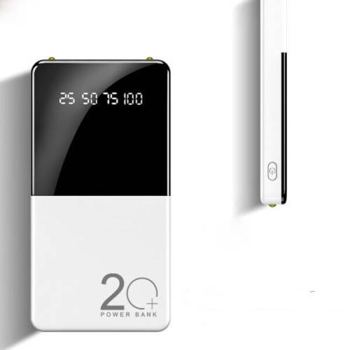 T118 Portable Charger Mirror Screen LED Digital Display Powerbank