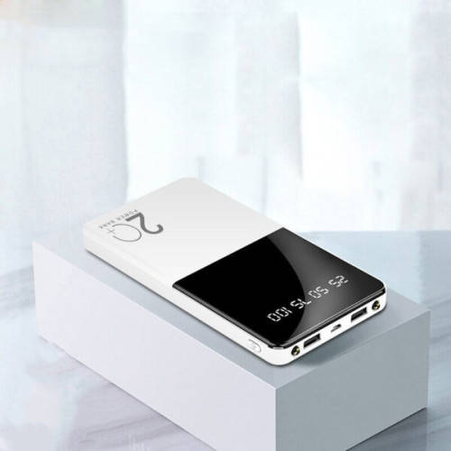 T118 Portable Charger Mirror Screen LED Digital Display Powerbank