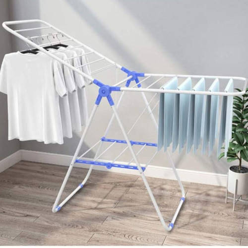 Floor-standing folding drying rack Indoor baby clothes drying rack Indoor baby clothes drying rack O