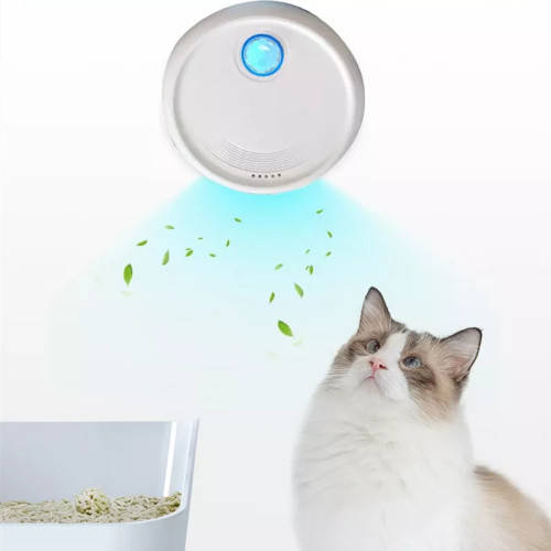 Smart Automatic Cat Odor Purifier For Cats Litter Box Deodorizer Dog Toilet Rechargeable Air Cleaner