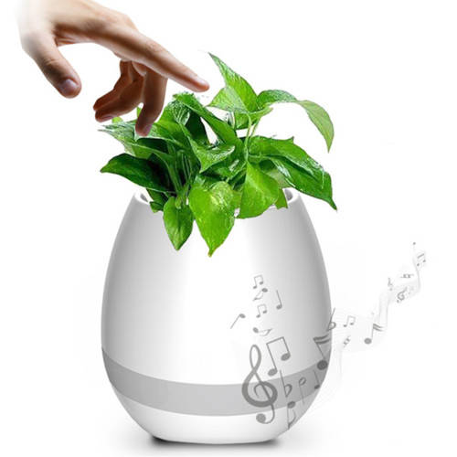 Smart flower pot bluetooth speaker touch plant piano playing multi-functional flower pot