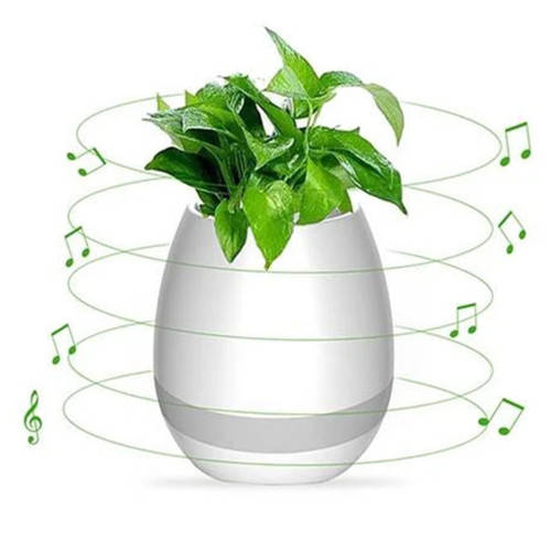 Smart flower pot bluetooth speaker touch plant piano playing multi-functional flower pot