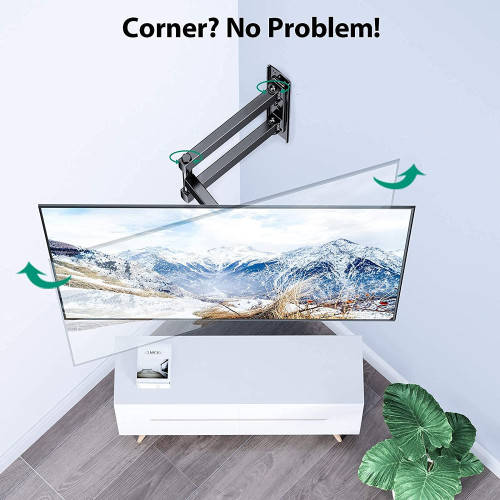 Aerbes 14-55 Inch Universal Rotating Telescopic TV Wall Mount Stand