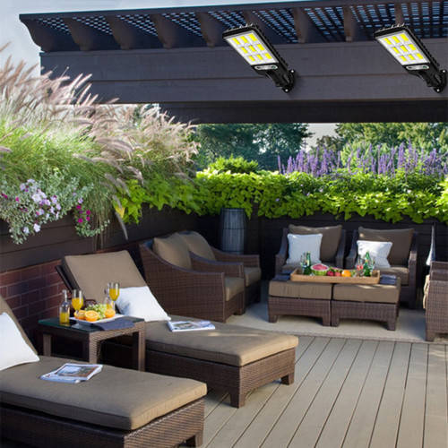 Outdoor solar street light 60LED landscape light waterproof street light with remote control