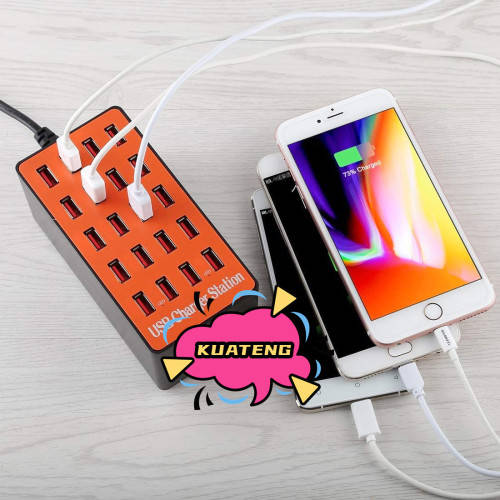 5V/8A 20 Ports USB Hub Splitter Portable Universal USB Smart Charging Station