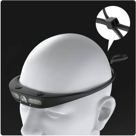 Camping Lightweight Headlight Waterproof Sensor Silicone Design