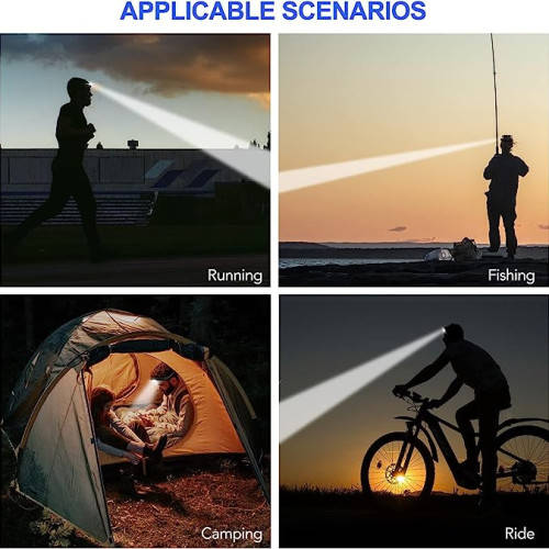 Camping Lightweight Headlight Waterproof Sensor Silicone Design
