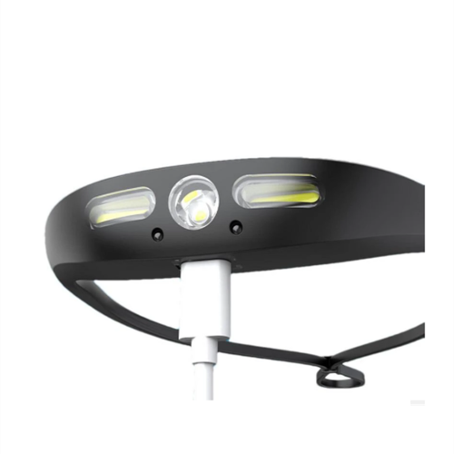 Camping Lightweight Headlight Waterproof Sensor Silicone Design