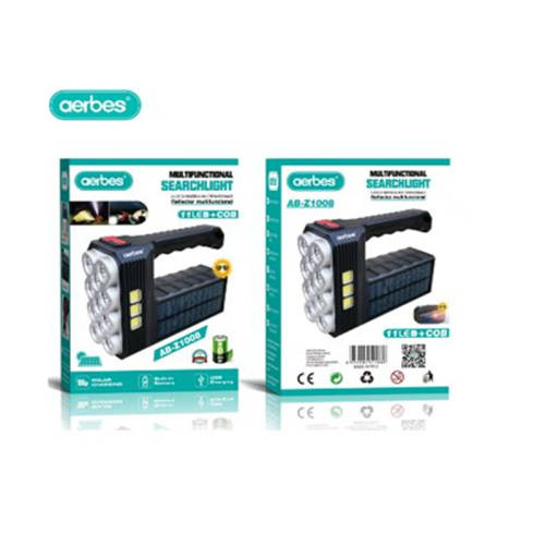 AB-Z1008 Multi-functional Searchlight 11LED+COB