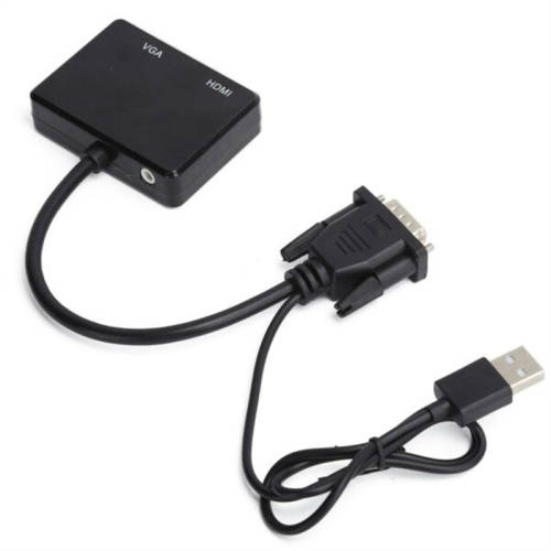 VGA to VGA and HDMI Splitter With USB Cable