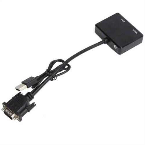 VGA to VGA and HDMI Splitter With USB Cable