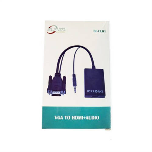 1080P HD VGA to HDMI Audio Adapter Cable