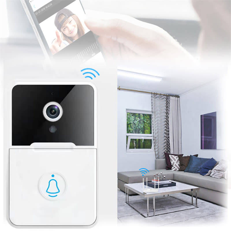 Smart Video Doorbell Video Intercom Wireless Remote Monitoring HD Night Vision Doorbell