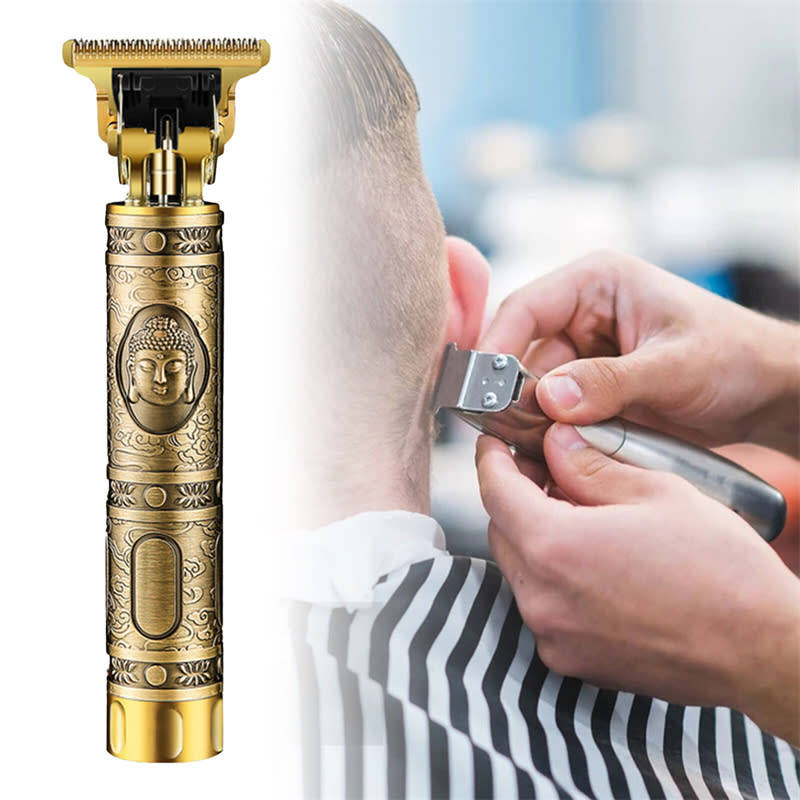 Multifunctional Retro Electric Clipper Salon Hair Design Home Electric Hair Clipper Comfort Grip