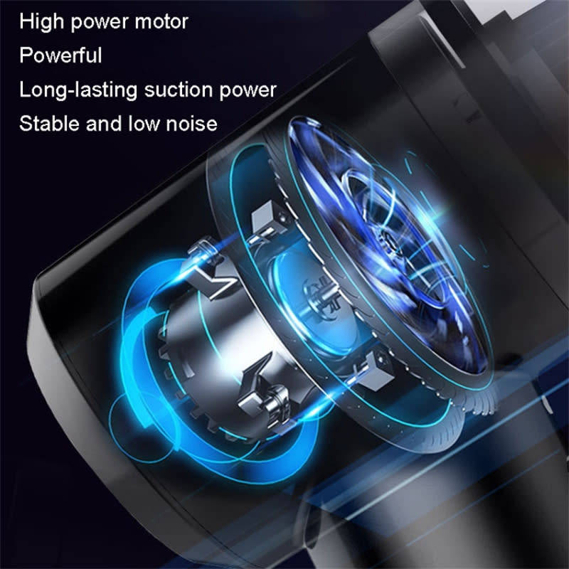 2 in 1 Wireless Car Vacuum Cleaner Portable Mini Wet/Dry Vacuum for Car Interior and Home Cleaning