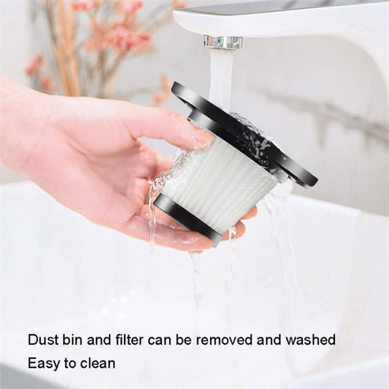 2 in 1 Wireless Car Vacuum Cleaner Portable Mini Wet/Dry Vacuum for Car Interior and Home Cleaning