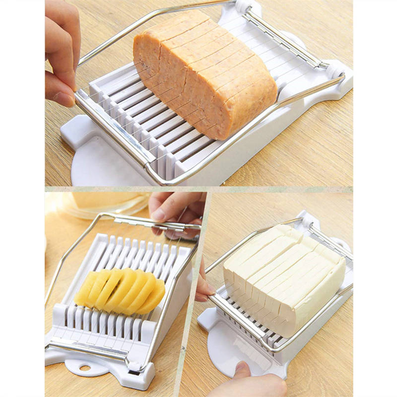 Multifunctional Stainless Steel Wire Manual 10-Line Luncheon Meat Slicer