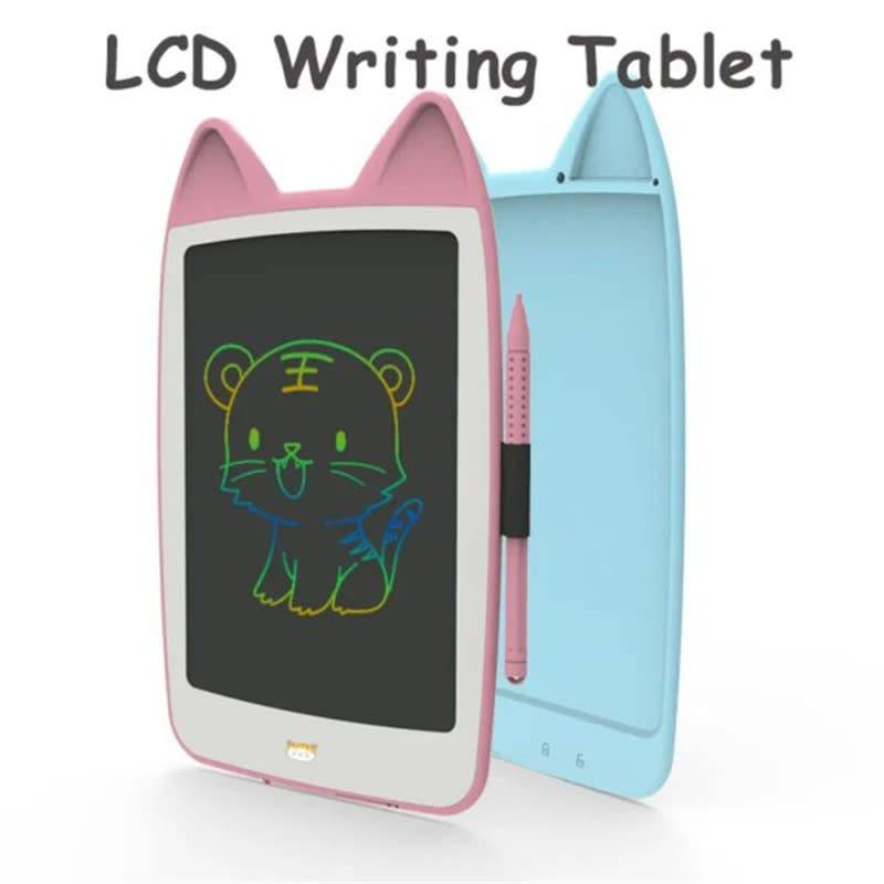 Kids Cat Ear Writing/Drawing Tablet With Stylus 7