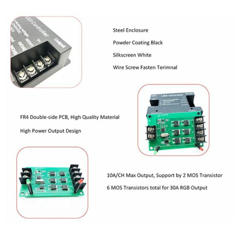 Low Voltage LED 6-Button Touch Controller