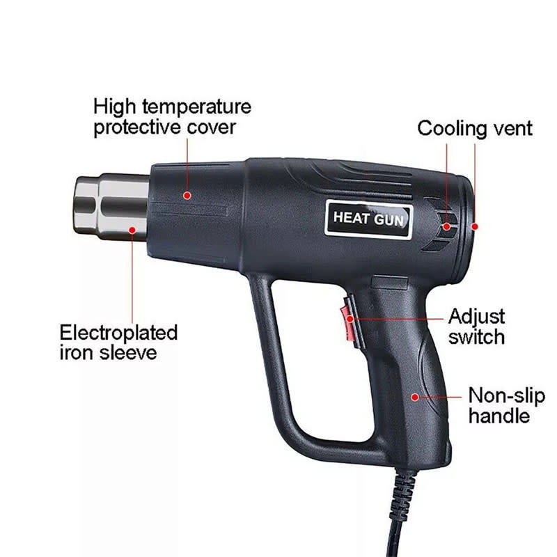 2000W Warm Air Blower Heating Drying Industrial Hot Air Industrial Heater with EU Plug