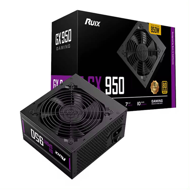 RUIXI GX950 850W 80plus Bronze Power Supply for DC Gaming PC ATX Computer Switching Power Supply