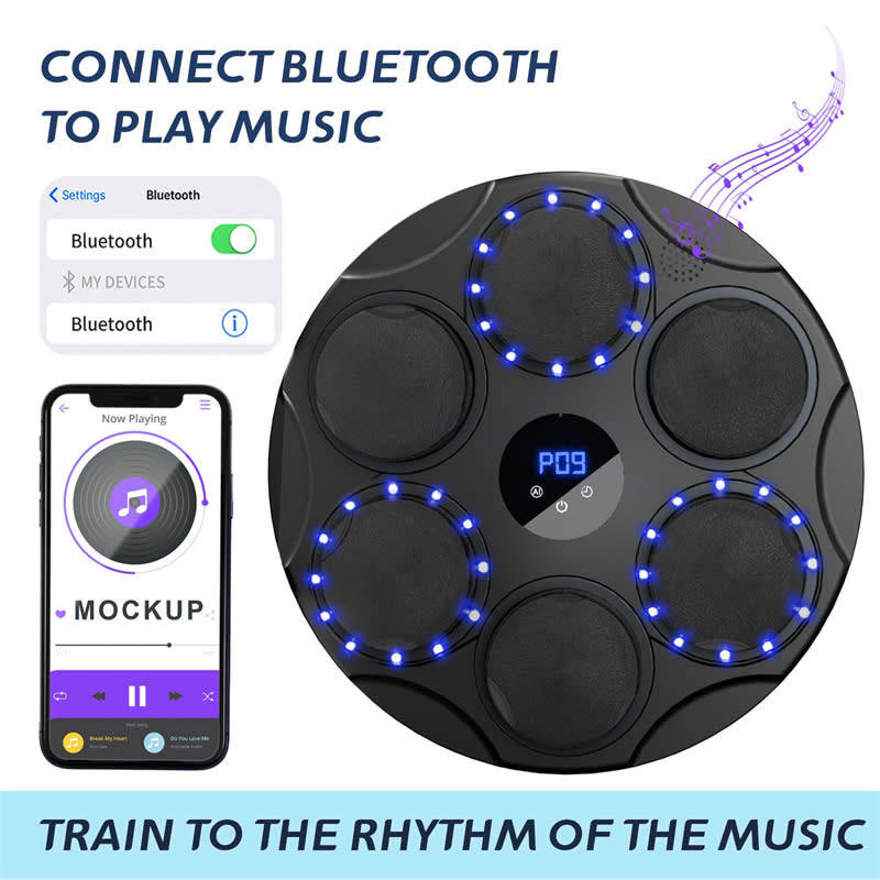 Adult Smart Electronic Music Boxing Mat Wall Mounted Smart Music Boxing Training Equipment