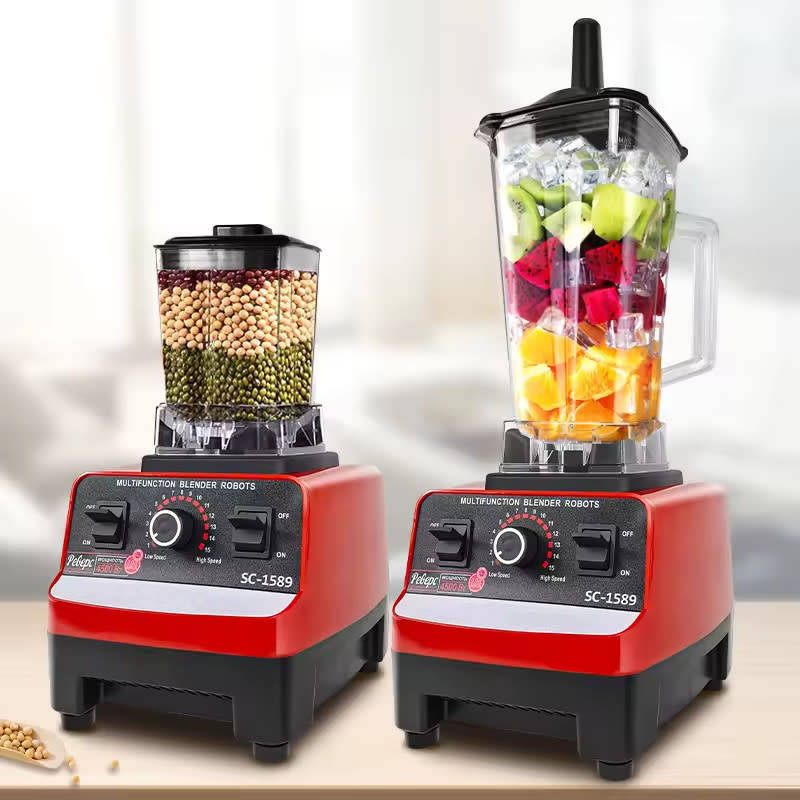 4500W High Speed Electric Food Extractor Fruit Blender Juicer 15 Speed Blender