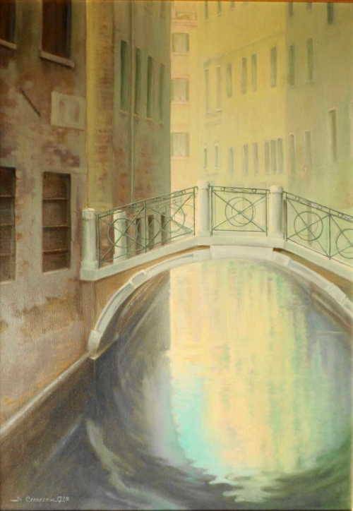 SERGIO CERNECCA (ITALIAN 1921) - LISTED ARTIST  - VENICE
