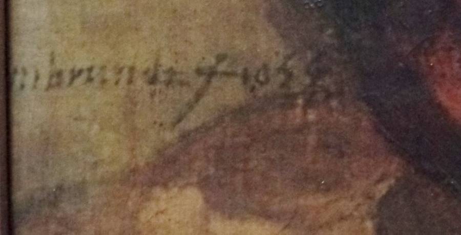 AFTER REMBRANDT OLEOGRAPH - ORIGINAL IS IN NATIONAL GALLERY IN LONDON