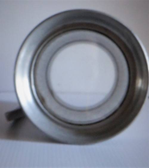 PEWTER PINT TANKARD WITH GLASS BASE