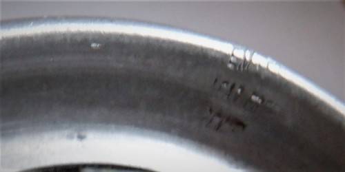 PEWTER PINT TANKARD WITH GLASS BASE