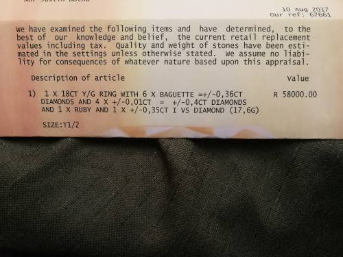 Wedding Ring with a difference 18ct