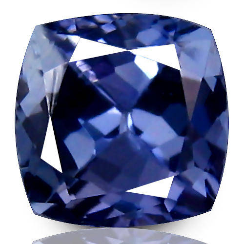 1.51 carat ,clarity eye flawless,cushion cut tanzanite stone with valuation certificate