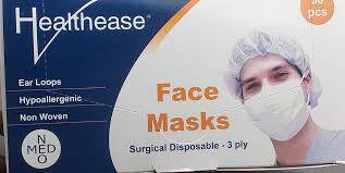 3 ply surgical face mask - box of 50