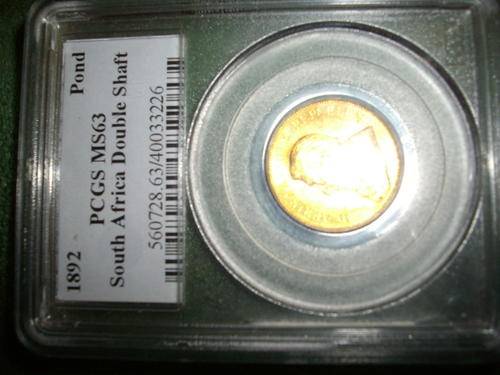 $$$$$(MS63)$$$$$1892 (D/S) POND PCGS (MS63) HIGH MINT STATE (RARE COIN)GOLD