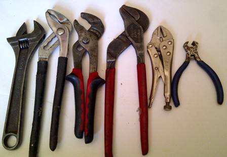 Six Different Types of Pliers