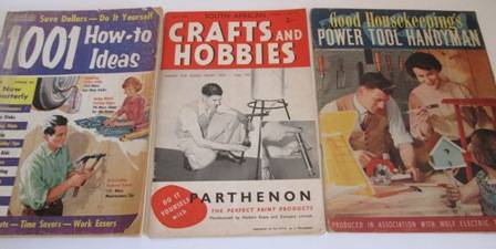 Three Vintage Do It Yourself Mgazines