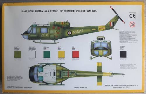 1995 Italeri UH-1B Huey Model Helicopter