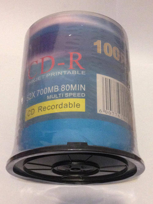 Blank CD-R 100/Pack New Baseline Quality Blank CD-R 800mb / 80min (52x)
