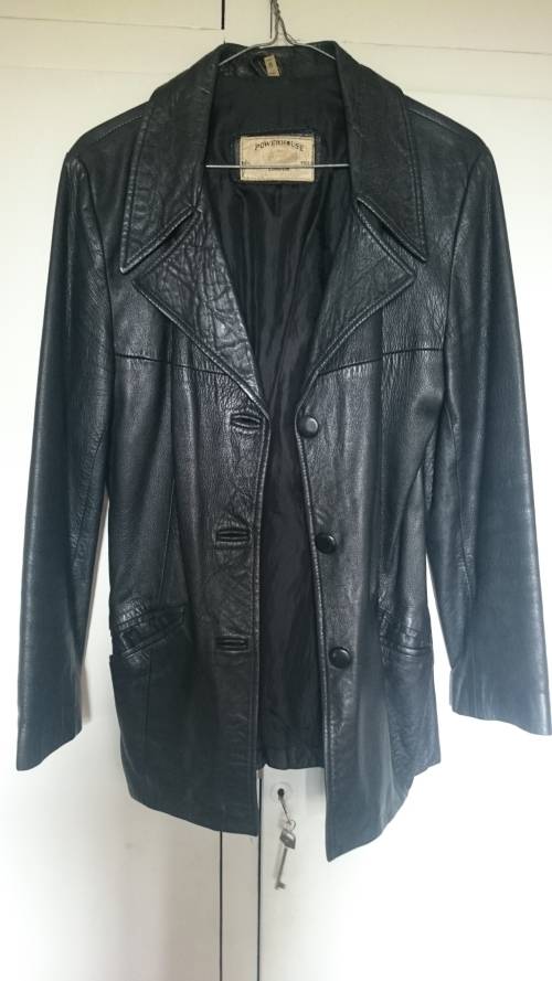Powerhouse Black Nappa Leather Jacket