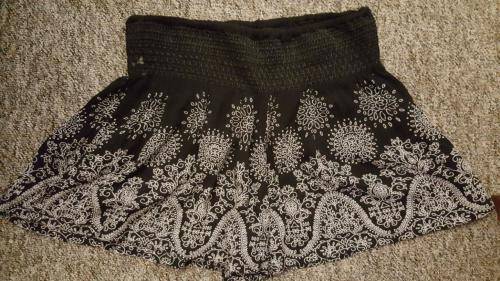 Black & White Boho Shorts