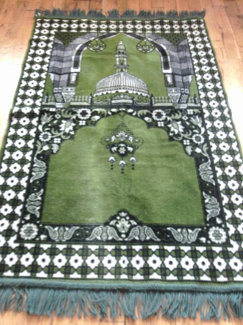 Vintage Turkish Oriental Rug - green