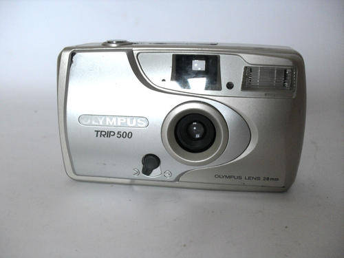 Olympus Trip 500 Silver 35 mm Compact Film Camera