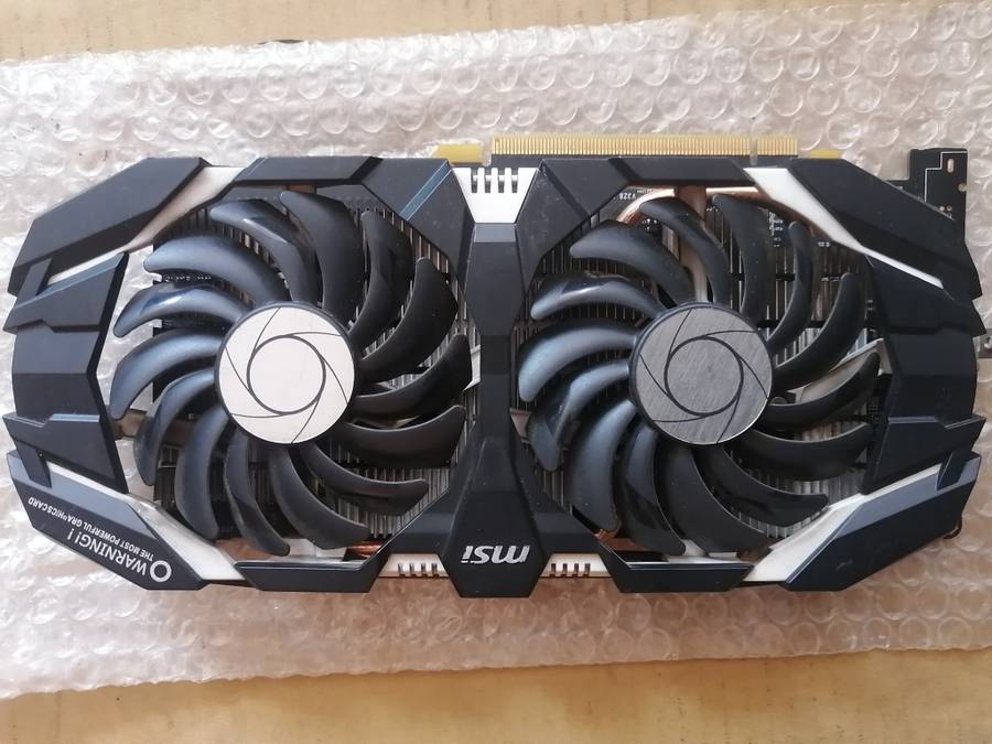 MSI -P106-100 MINER N6G GRAPHICS CARD - (EQUIVALENT OF MSI NVIDIA GEFORCE GTX1060 - 6GB)