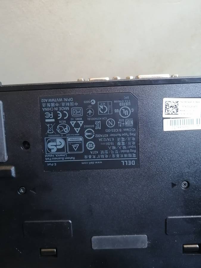Dell docking station (untested)