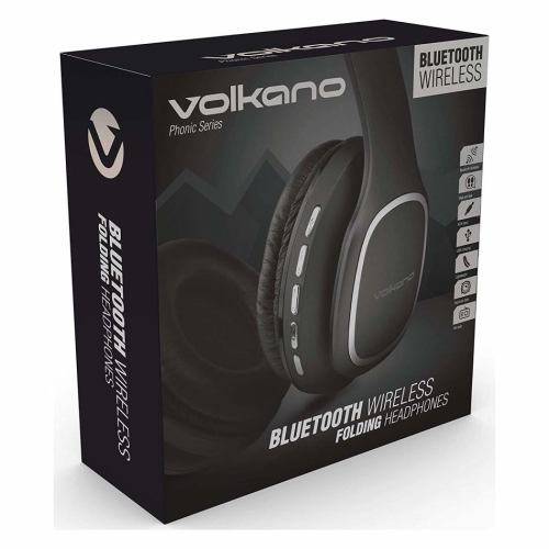 Volkano Phonic Series Bluetooth Headphones-BLACK